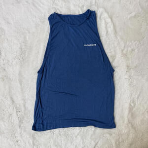 Alphalete Men's Blue Sleeveless Muscle Tank Top